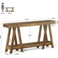 thumbnail image 2 of Tribesigns 70.87" Farmhouse Console Table, 2-Tier Entryway Accent Table Behind Sofa for Living Room, Entrance, Foyer, 2 of 7
