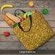 thumbnail image 5 of Easygdp Gold Glitter Bolsa Tote para Mujer, Bolso de Hombro para Trabajo, Playa, Viajes, Compras y Supermercado, 5 of 7