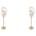thumbnail image 4 of kurtrusly Earring Display Stand Human Ear Model Organizer Holder Showcase Stud Jewelry Left Ear White Height: 18cm 2Set, 4 of 6