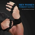 thumbnail image 4 of Lifting Gloves Workout Gloves With Integrated Wrist Wraps Anti-slip Hand Protector For Weight Lifting Powerlifting Pull Ups, 4 of 7