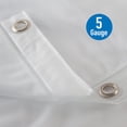 thumbnail image 3 of Waterproof Shower Curtain Liner, 4X’s Splash Guard Suction Cup Leak Protection, 12 Rust Resistant Copper Grommets, 3 Large Magnet Hem, 100% PVC, 72"x72", Frost, 3 of 4