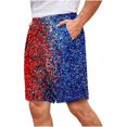 thumbnail image 5 of Xuniizn Mens Shorts USA Flag 250th Anniversary Festival Printed Shorts 4th of July Independence Day Casual Holiday Shorts, S-2XL, 5 of 6