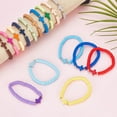 thumbnail image 7 of 16pcs Heishi Surfer Bracelets Set Clay Beaded Stackable Bracelets for Women Preppy Stretch Bracelets with Layering Colorful Friendship Bracelets Boho Summer Beach Jewelry GiftMixed Color, 7 of 7
