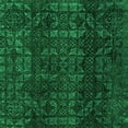 thumbnail image 1 of Ahgly Company Indoor Square Abstract Green Modern Area Rugs, 4' Square, 1 of 4