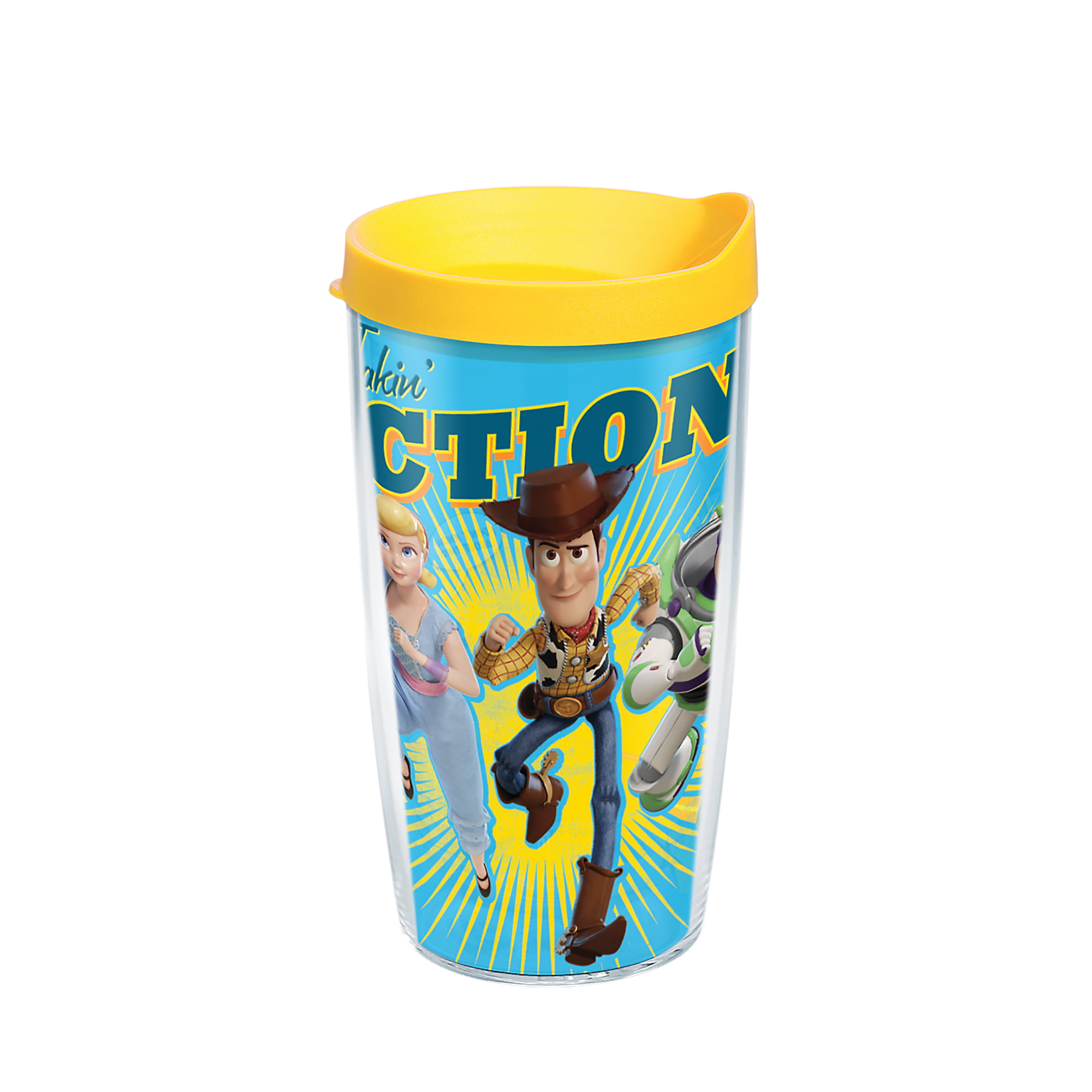 16 ounce ~ NEW Disney Pixar Toy Story Group Shot Plastic Travel Mug 