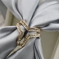 thumbnail image 3 of Scarf Button Three-Ring Design Rhinestones Inlaid Scarf Buckle Korean Style Scarves Shawls Scarf Fastener Jewelry Accessory, 3 of 8