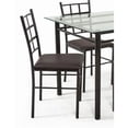thumbnail image 3 of Comedor MOBILKRAFT Titanio 4 Sillas Tubular y Cubierta de cristal Estilo Contemporáneo Bronce, 3 of 3