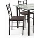 thumbnail image 3 of Comedor MOBILKRAFT Titanio 4 Sillas Tubular y Cubierta de cristal Estilo Contemporáneo Bronce, 3 of 3