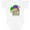 AA-White, variant on Inktastic Mardi Gras New Orleans Louisiana Jester Hat Boys or Girls Baby Bodysuit
