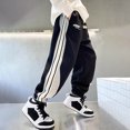 thumbnail image 4 of RUTAYY Toddler Boys Sweatpants Athletic Workout Kids Clothes Boys Joggers With Zipper Pocket And Drawstring Trouser Cute Infants Pants, 4 of 8