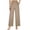 #129-Beige, variant on AUNVITO Women's Wide Leg Jeans Low Rise Distressed Denim Pants with Unique Pocket Design Casual and Trendy Street Style