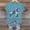 E#Blue, variant on DPTALR Women's Round Neck Short Sleeve Printed Loose Casual Daily T-Shirt,Blue,Size XXL,Women's Plus ,Young Adult Tops
