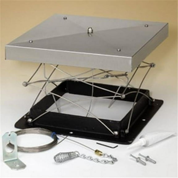 Lock-Top 9115 8 x 17 in. Lock-Top Chimney Damper & Cap