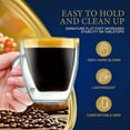 thumbnail image 4 of Vaso térmico de doble pared NutriChef de 5.2 oz, transparente, 4 unidades, 4 of 8