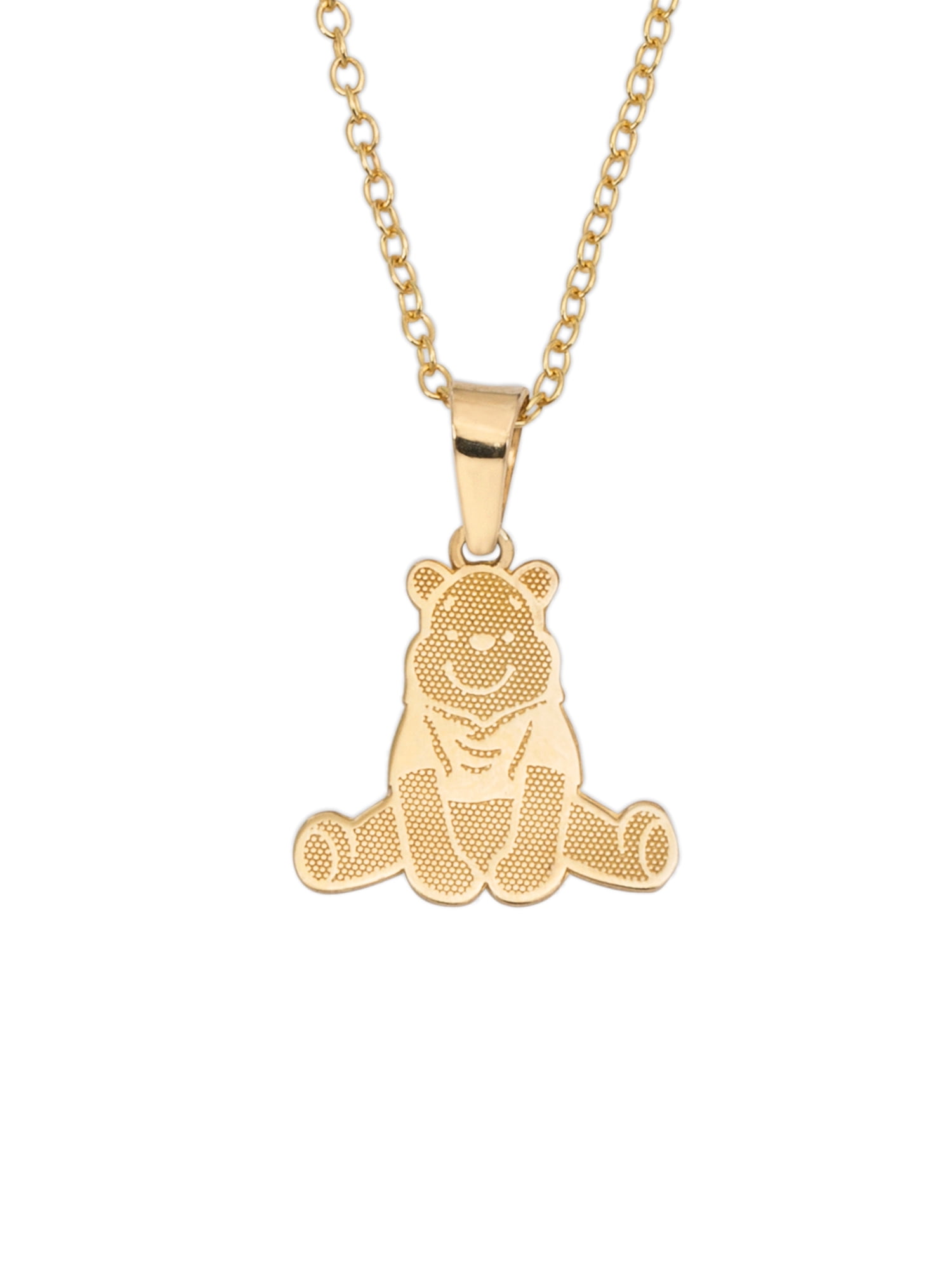 Winnie the Pooh Baby Sleeping Silver Gift Jewelry Disney Pendant Necklace 