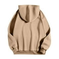 thumbnail image 4 of PENGXIANG Sweat à Capuche pour Femmes Patchwork Graphique Col Rond Tenues d'Hiver Automne Hauts pour Leggings Gris Foncé 2TG, 4 of 4