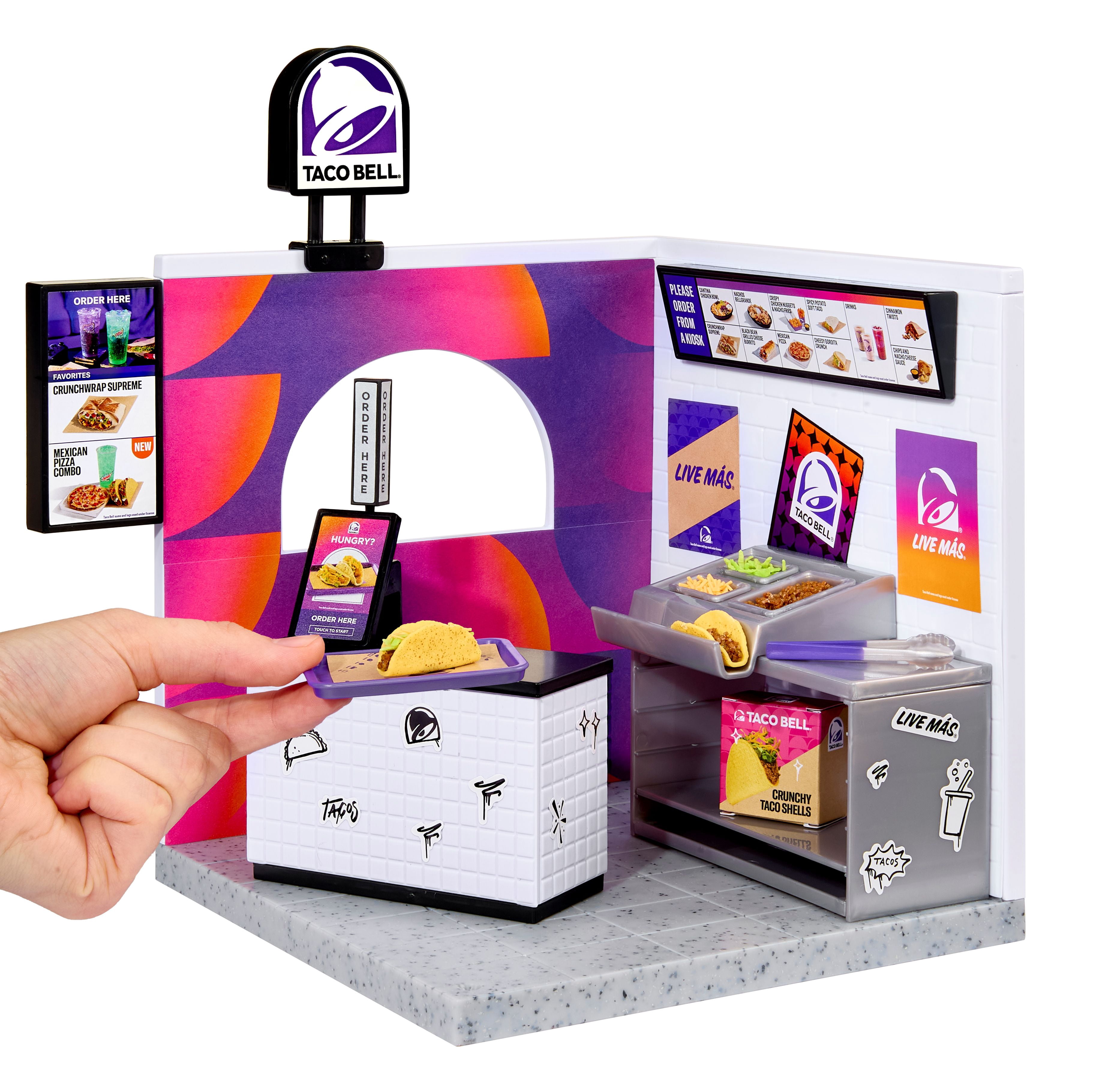MGA's Miniverse Make It Mini Taco Bell Restaurant DIY Toy Set for Ages 8+