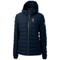 thumbnail image 2 of Women's  Cutter & Buck  Navy Greenville Drive Mission Ridge Repreve Puffer Full-Zip Jacket, 2 of 3