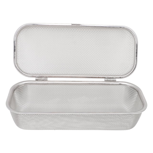 Dishwasher Basket Dishwasher Utensil Basket, Sturdy 304 Stainless Steel Dishwasher Silverware Basket Rectangular Mesh Drain Dishwasher Silverware Holder for Chopsticks Small Items
