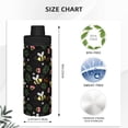 thumbnail image 3 of Pofeuu Bees Print 18oz Sports Insulated Kettle Stainless Steel Vacuum Water Bottle Leakproof Sport Flask, 3 of 7