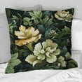 thumbnail image 2 of Designart "Floral Secrecy In Victorian Style I" Camouflage Printed Throw Pillow, 2 of 5
