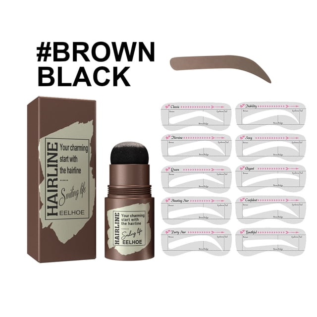 Xihbxyly Kit de Diseño de Cejas, Lápiz de Cejas de Aplicación Rápida, Definidor de Cejas de Cabezal Suave, Herramienta de Maquillaje Versátil, Ideal para Fiestas, Bodas, Uso Informal, Ideal para Prin