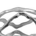 thumbnail image 2 of 6 Inch Decorative Spheres, Aluminum, Asymmetrical Curves, Modern, Silver, Saltoro Sherpi, 2 of 4