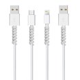 thumbnail image 2 of 24 Pieces Charger Cable Saver, Silicone Flexible Cable Wire Protector, Mouse Cable Protector, Suit for All Cellphone Data Lines (Gray), 2 of 7