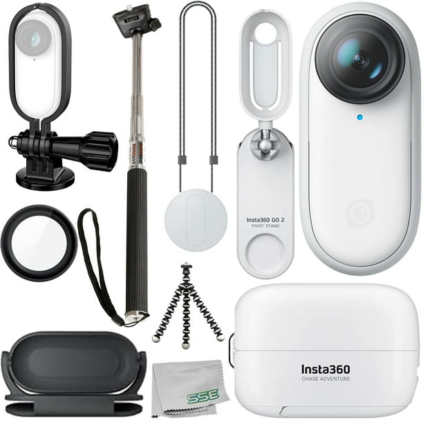 Insta360 GO 2 Action Camera with Starter Accessory Bundle Includes