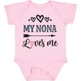 thumbnail image 3 of Inktastic My Nona Grandma Loves Me Girls Girls Baby Bodysuit, 3 of 5