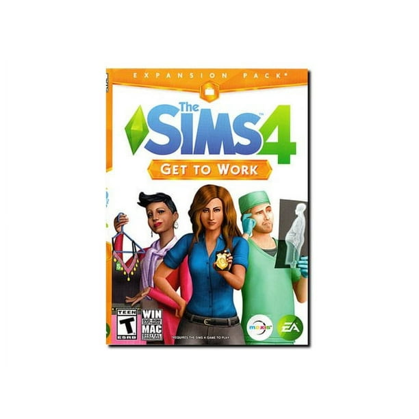 The Sims 4 Get to Work - Mac, Gagner - DVD