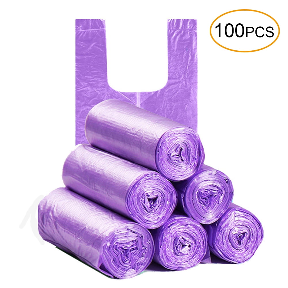MABOTO Disposable Thickened Garbage Bag with Handle Tie 100 Pcs