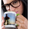 thumbnail image 2 of 3drose, Haceta Lighthouse, 11oz Two-tone Green Mug, 2 of 6