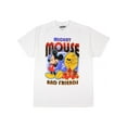 thumbnail image 4 of Disney Men's Mickey Mouse and Friends Character Design Graphic Print Adult T-Shirt, 4 of 5
