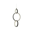 thumbnail image 5 of JONATHAN Y Loop 7.75" Adjustable Integrated LED Metal Ring Pendant, Black, 5 of 7
