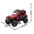 thumbnail image 4 of 1:24 Alloy Big Wheel Off-road Vehicle Model Back Shock With Sound And Light Door Openable Children's Toy Car, 4 of 4