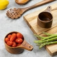 thumbnail image 2 of Wooden Measuring Cups and Spoons Set – Solid Acacia Wood, Laser Engraved, Nesting Design, Kitchen Accessories for Dry Ingredients, Baking and Cooking, 2 of 9