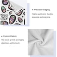 thumbnail image 3 of Dreamtimes Dreamtimes Bathroom Easter Decorative Towel Set with Vintage Easter Egg Print, 3-Piece Set with 30x60 inch Bath Towel, 16x28 inch Hand Towel & 13x13 inch Washcloth, 3 of 6