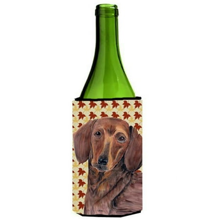 

Dachshund Fall Leaves Portrait Wine Bottle Hugger - 24 oz.