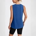 thumbnail image 5 of Womens Tank Tops Summer Casual Crew Neck Sleeveless Top Loose Fit Basic Tunic Shirts, 5 of 8