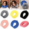 thumbnail image 1 of Visland Travel Pillow, Airplane Neck Pillow, Pure Memory U Shaped Neck Pillow,Super Lightweight Portable Headrest Great for Airplane Chair, Car,Home,Office, 1 of 7