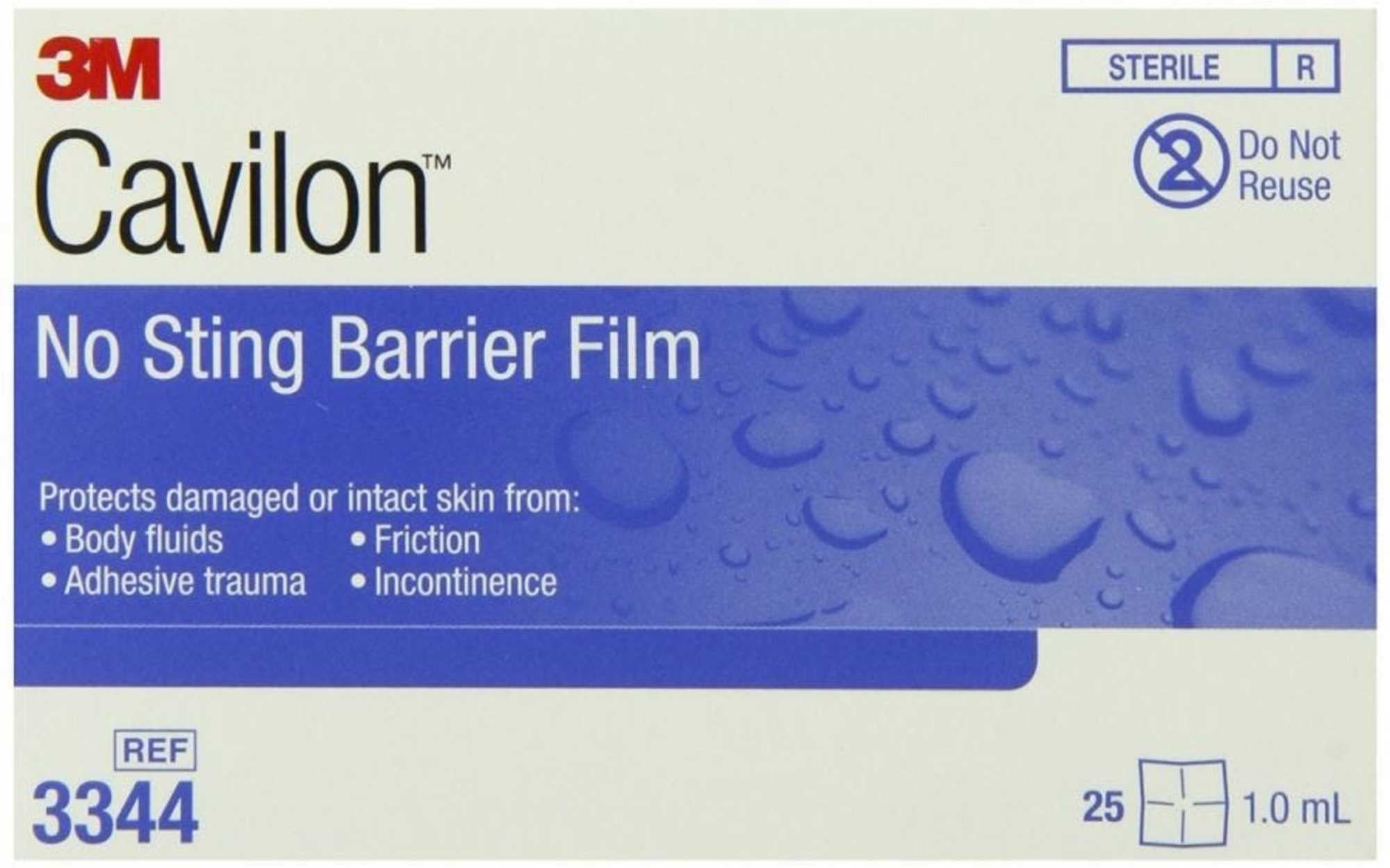 3m Cavilon Barrier Film 1.0 mL Wipe, Sterile, Alcohol Free, No Sting cs