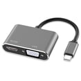 thumbnail image 1 of Adaptador VGA de Interfaz Multimedia de Tipo C A HD, Adaptador de Salida Simultánea de Tipo C A VGA para El Hogar, 1 of 8