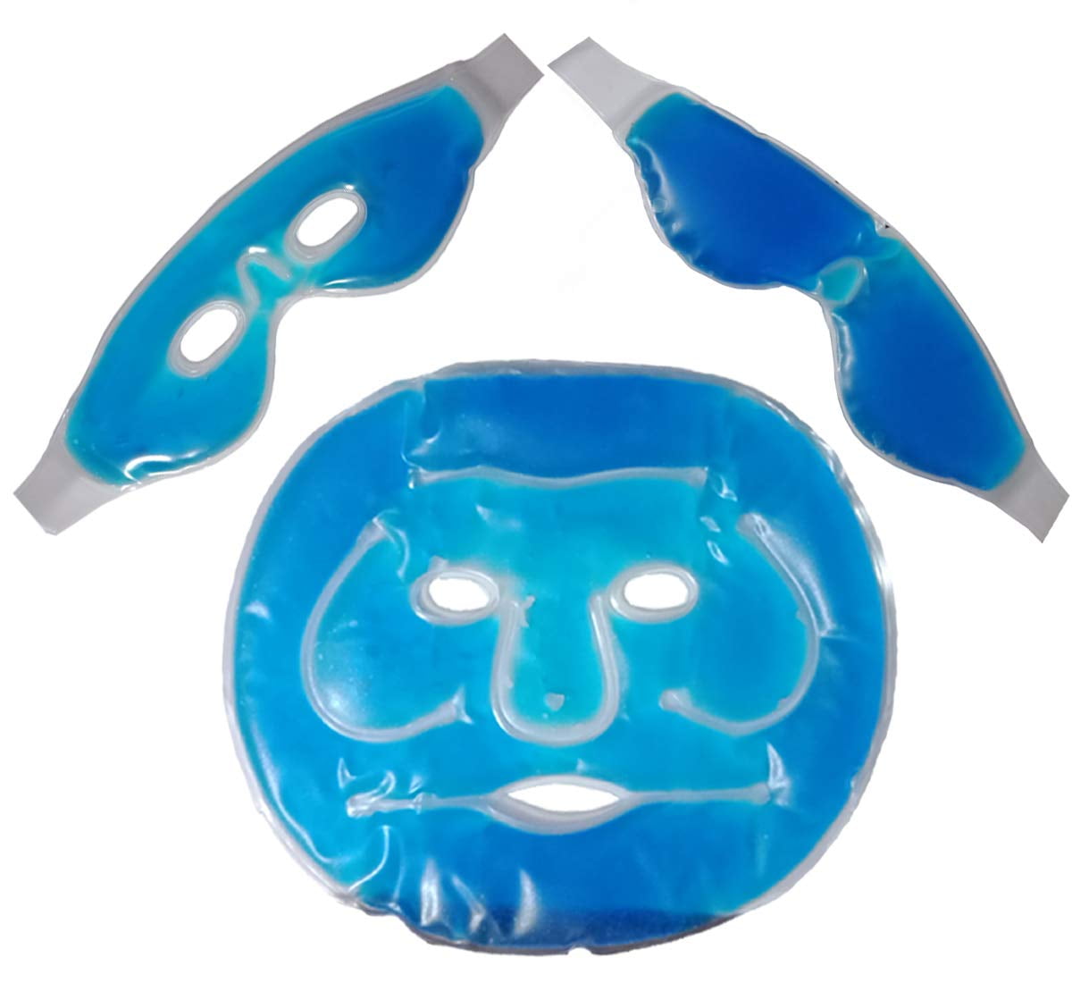 KOSTECH AntiFatigue Cooling Gel Face & Eye Mask with Strap Facial