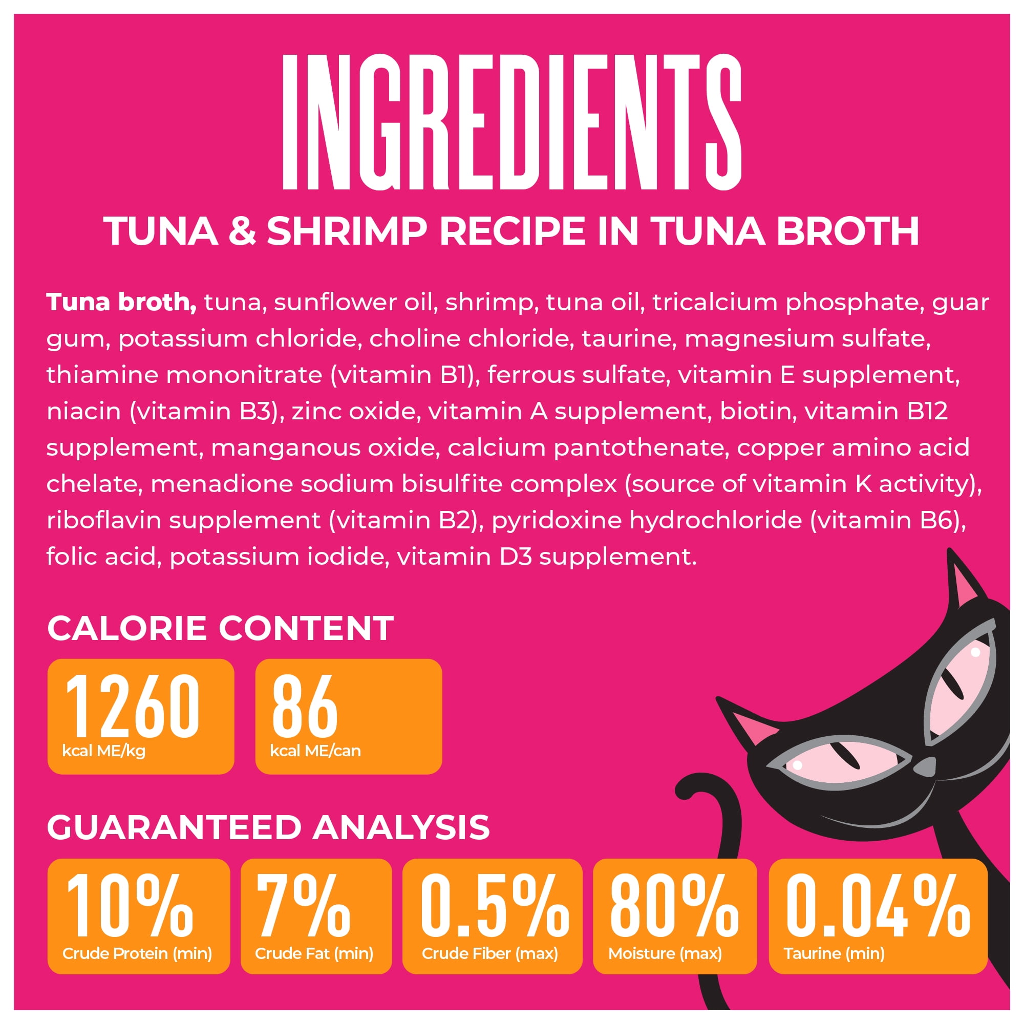 Tiki Cat Born Carnivore Wet Cat Food, Tuna & Shrimp Recipe in Tuna Broth, 2.4 oz. Can