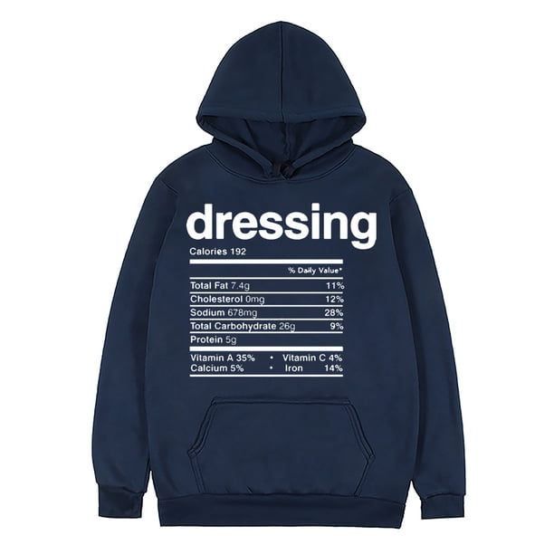 ICHUANYI Clearance Sweatshirt Men's Printed Long-sleeved Casual Hooded Pullover Sweatshirt(Navy, XL) ICHUANYI WER2023081502775