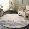 thumbnail image 2 of SAFAVIEH Metro Teague Abstract Area Rug, Ivory/Blue, 6' x 6' Round, 2 of 10