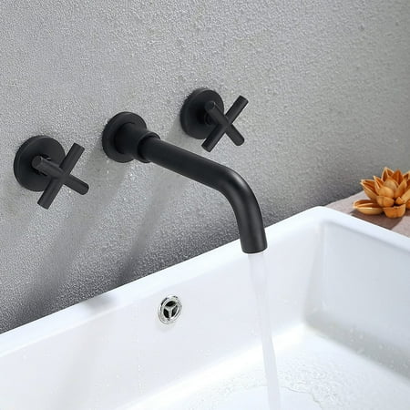 

Sportaza Bathroom Faucet Wall Mounted Bathroom Sink Faucet