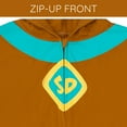 thumbnail image 5 of Scooby-Doo Scooby Doo Zip Up Cosplay Costume Coverall Adult, 5 of 5
