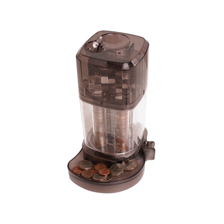Nickle Coin - Smartworks Automatic Coin Sorting Bank - Separate and Organize Pennies Nickels Dimes and Quarters - Rotating Body